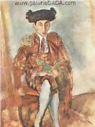 Jules Pascin,  Toreador Fine Art Reproduction Oil Painting