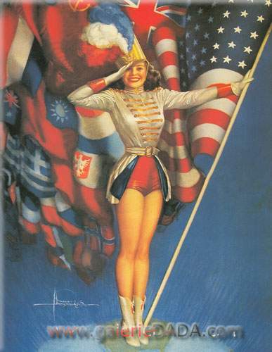 Rolf Armstrong,  Pin-Up Fine Art Reproduction Oil Painting