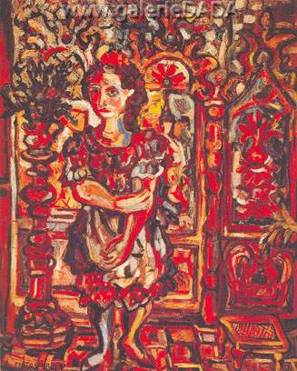 Rene Portocarrero,  Interiors Fine Art Reproduction Oil Painting