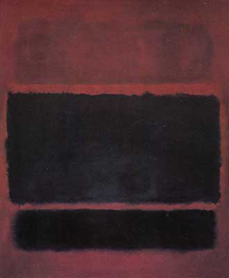 Mark Rothko, Brown, Black on