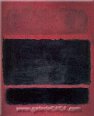 Mark Rothko, Brown Black on Maroon Fine Art Reproduction Oil Painting