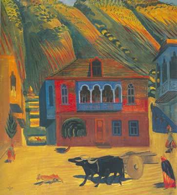 Matiros Saryan,  Afternoon. Old Tiflis Fine Art Reproduction Oil Painting