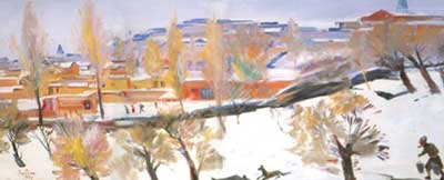 Matiros Saryan, Southern Winter Fine Art Reproduction Oil Painting