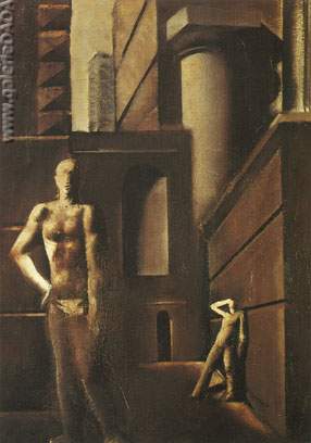 Mario Sironi,  Builders Fine Art Reproduction Oil Painting