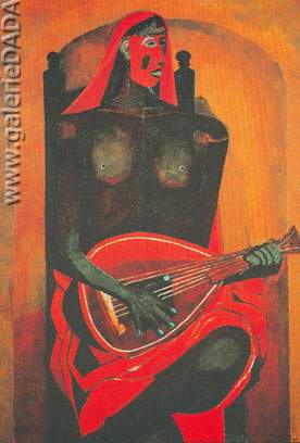 Rufino Tamayo,  Red Mask Fine Art Reproduction Oil Painting