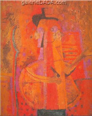 Rufino Tamayo,  Man with Pipe Fine Art Reproduction Oil Painting