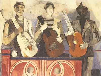 Rufino Tamayo,  The Musicians Fine Art Reproduction Oil Painting