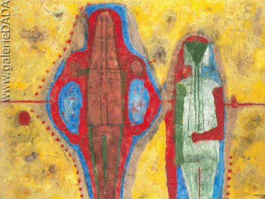 Rufino Tamayo,  Two People Fine Art Reproduction Oil Painting