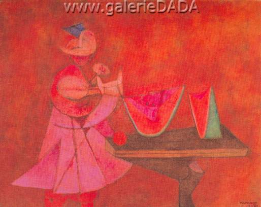 Rufino Tamayo,  Watermelon Eater Fine Art Reproduction Oil Painting