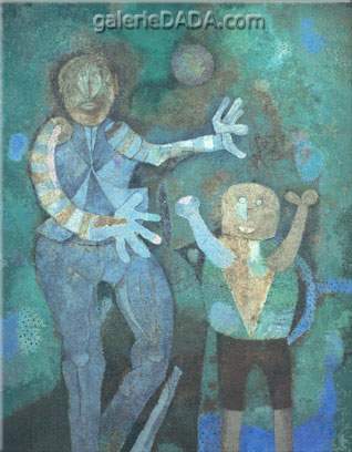 Rufino Tamayo,  The Family Fine Art Reproduction Oil Painting