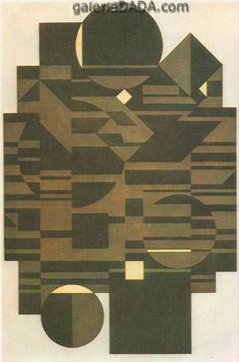 Victor Vasarely,  Elbrouz-II Fine Art Reproduction Oil Painting