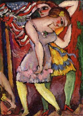 Max Weber,  Burlesque 2 Fine Art Reproduction Oil Painting