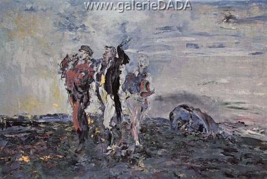 Jack Butler Yeats,  Shouting Fine Art Reproduction Oil Painting