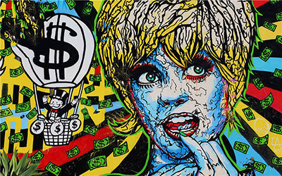 Alec Monopoly, Balloon Fine Art Reproduction Oil Painting