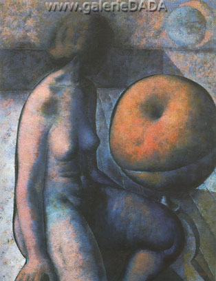 Nude with Fruit