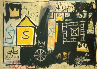 Jean-Michel Basquiat,  Unititled Fine Art Reproduction Oil Painting