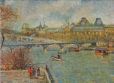 The Seine and the Pont des Arts, Paris