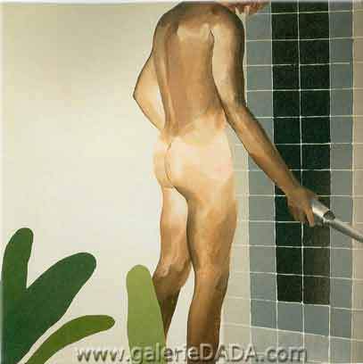 David Hockney, A Hollywood Garden Fine Art Reproduction Oil Painting