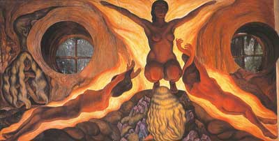 Diego Rivera, Sunset Fine Art Reproduction Oil Painting