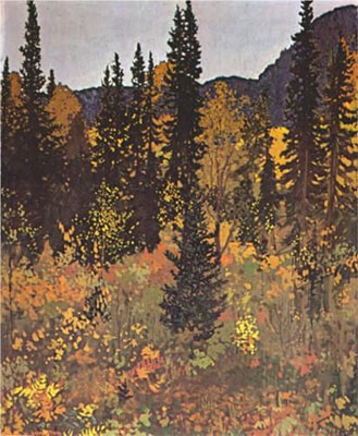 Francis H. Johnston, Moose Pond Fine Art Reproduction Oil Painting