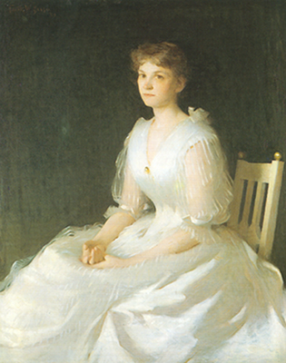 Frank W. Benson, Portrait of Mary Sullivan Fine Art Reproduction Oil Painting