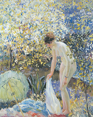 Frederick Frieseke, Gray Day on the River Fine Art Reproduction Oil Painting