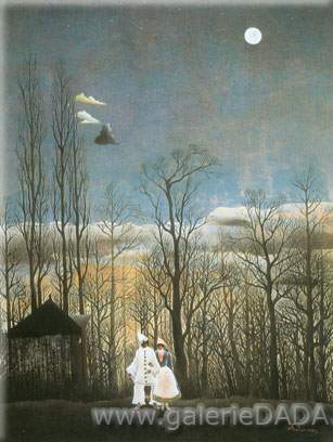 Henri Rousseau, A Walk in the Forest Fine Art Reproduction Oil Painting