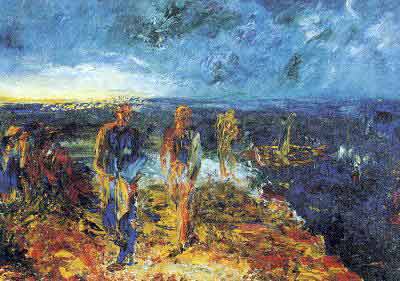 Jack Butler Yeats, Tinkers Encampment Fine Art Reproduction Oil Painting