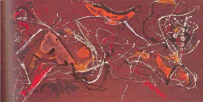 Jackson Pollock, The Wooden Horse: Number 10A Fine Art Reproduction Oil Painting