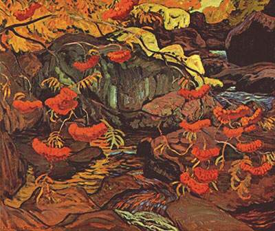 James E. H. MacDonald, Falls Montreal River Fine Art Reproduction Oil Painting