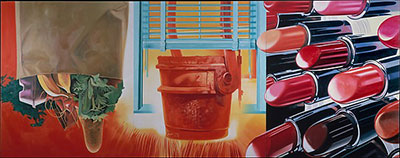 James Rosenquist, Broome Street Trucks after Herman Melville Fine Art Reproduction Oil Painting