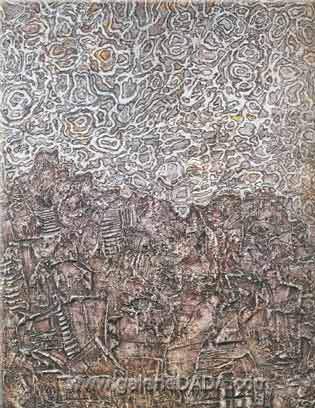 Jean Dubuffet, Cherries with Smoker Fine Art Reproduction Oil Painting
