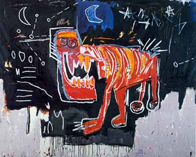 Jean-Michel Basquiat, Quality Meats for the Public (3 Panels) Fine Art Reproduction Oil Painting