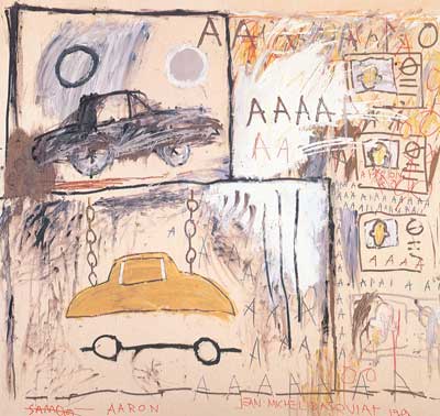Jean-Michel Basquiat, Cadillac Moon Fine Art Reproduction Oil Painting