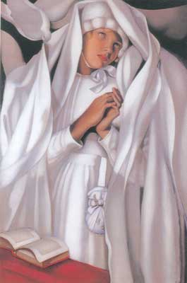 Tamara de Lempicka,  The Communicant Fine Art Reproduction Oil Painting