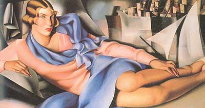 Tamara de Lempicka,  Portrait of Arlette Boucard Fine Art Reproduction Oil Painting