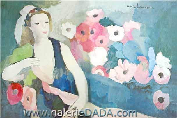 Young Woman with Anemones