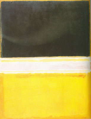 Mark Rothko, Black, Pink and Yellow over Orange Fine Art Reproduction Oil Painting