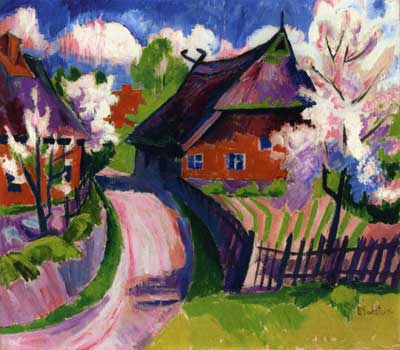 Max Pechstein, Springtime Fine Art Reproduction Oil Painting