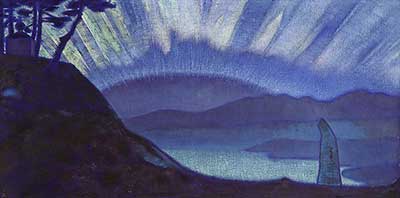 Nicholas Roerich, Bridge of Glory Fine Art Reproduction Oil Painting