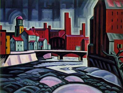 Oscar Bluemner, Paterson Centre Fine Art Reproduction Oil Painting