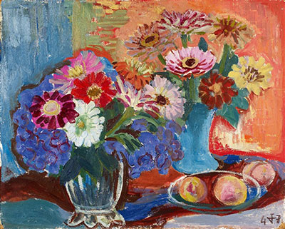 Otto Dix, Flowers Fine Art Reproduction Oil Painting