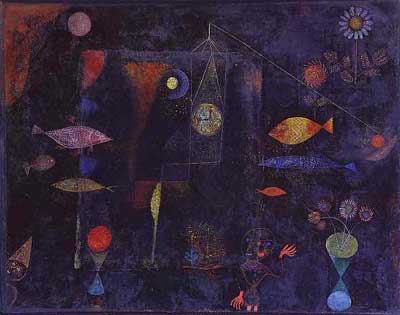 Paul Klee, Fish Magic Fine Art Reproduction Oil Painting
