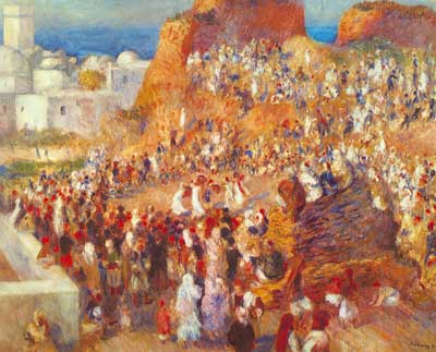 Pierre August Renoir, Dance at Bougival Fine Art Reproduction Oil Painting