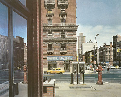 Richard Estes, Telephone Booths Fine Art Reproduction Oil Painting