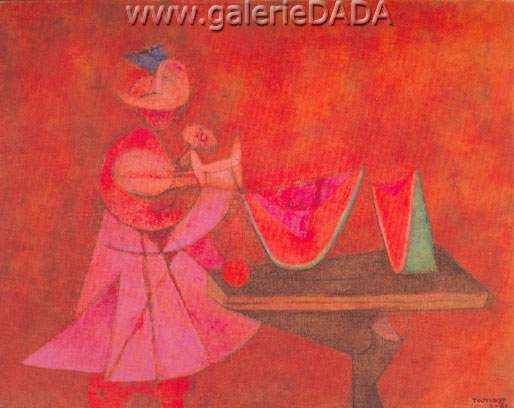 Rufino Tamayo, Watermelon Eater Fine Art Reproduction Oil Painting