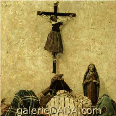 Walter Ufer, Oferta para San Esquipula Fine Art Reproduction Oil Painting