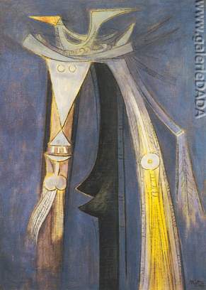 Wifredo Lam, Femme Chaval Fine Art Reproduction Oil Painting