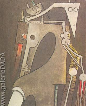 Wifredo Lam, Pattern 1/24 Fine Art Reproduction Oil Painting