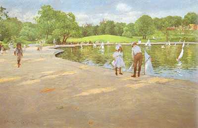 Lake for Minature Sailboats, Central Park